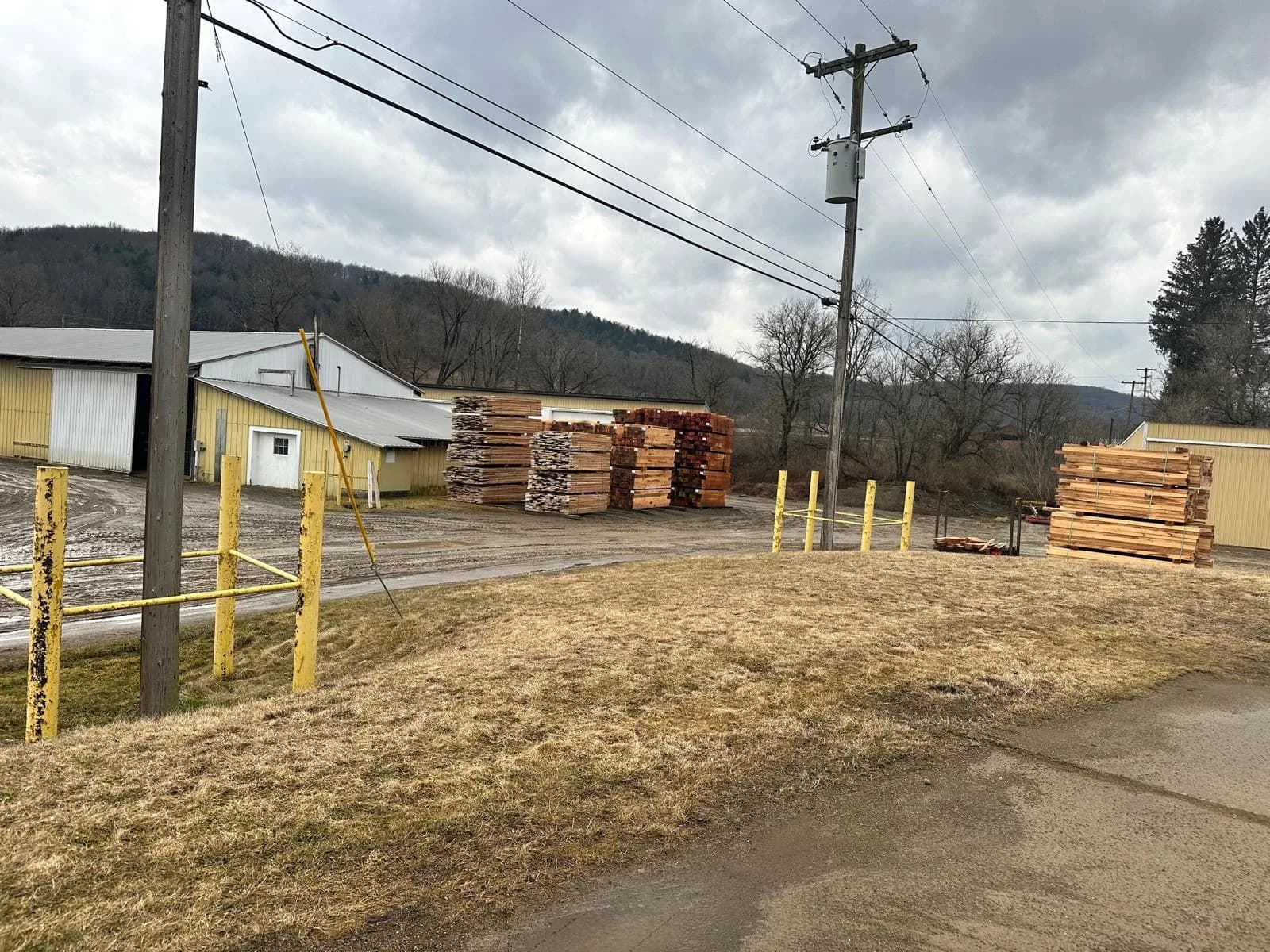 Deck lumber at yard — Buffalo NY