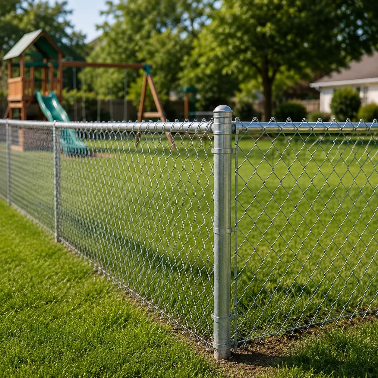 Chain link fence installed in Buffalo NY